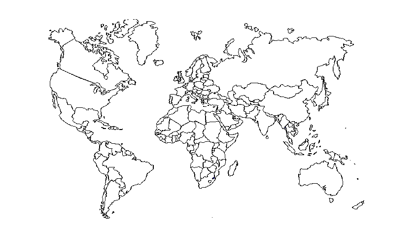 Makkelijke wereldkaart