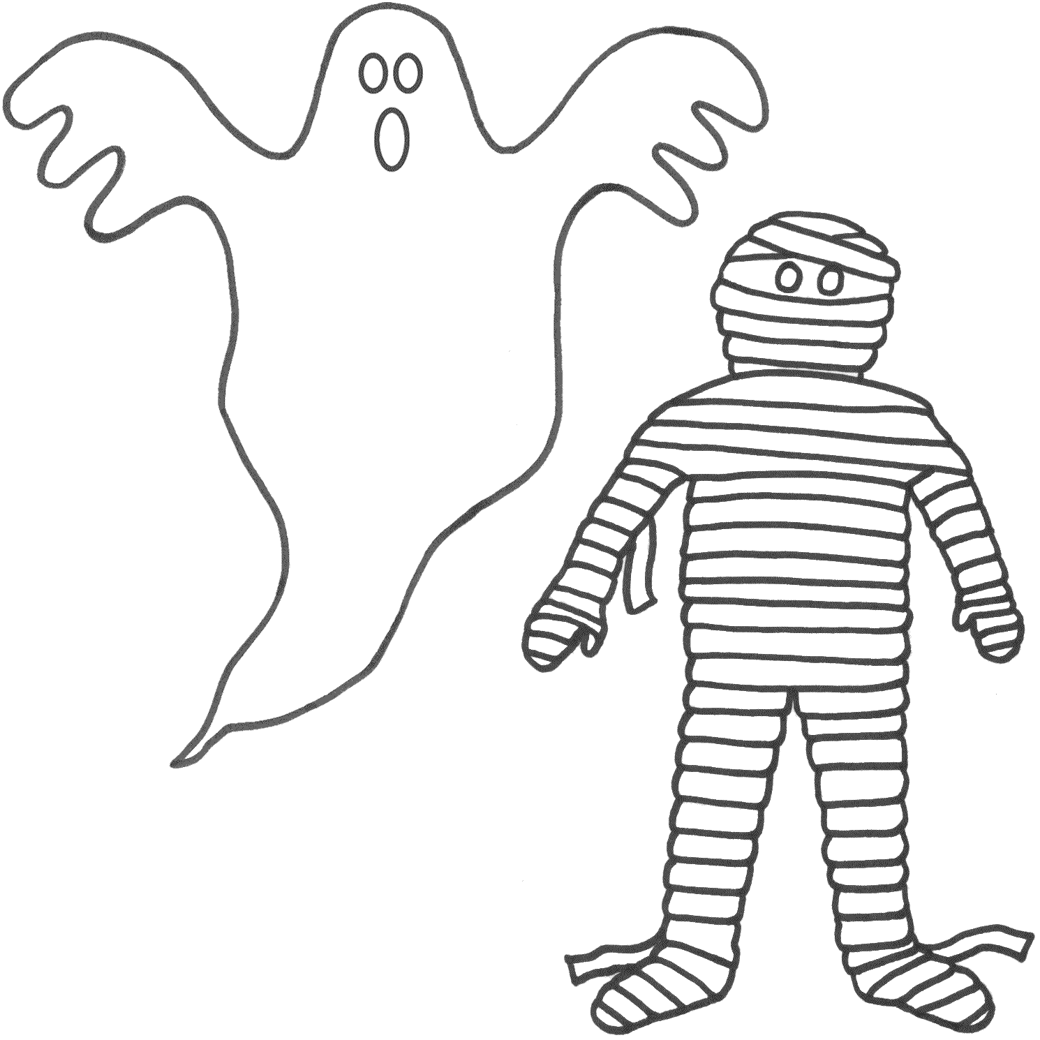 Spook en mummies