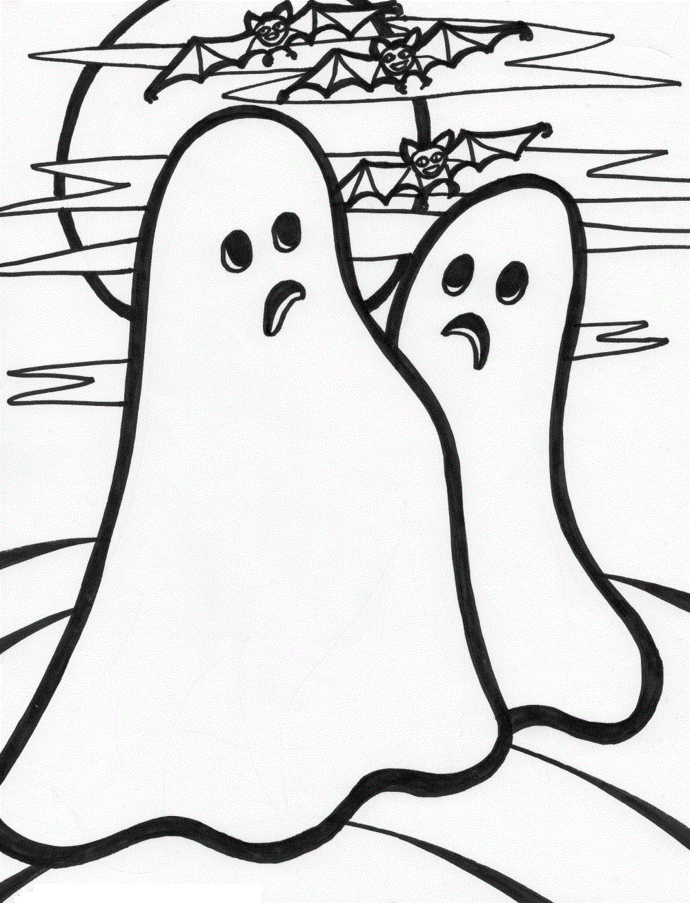Spookafbeelding afdrukken