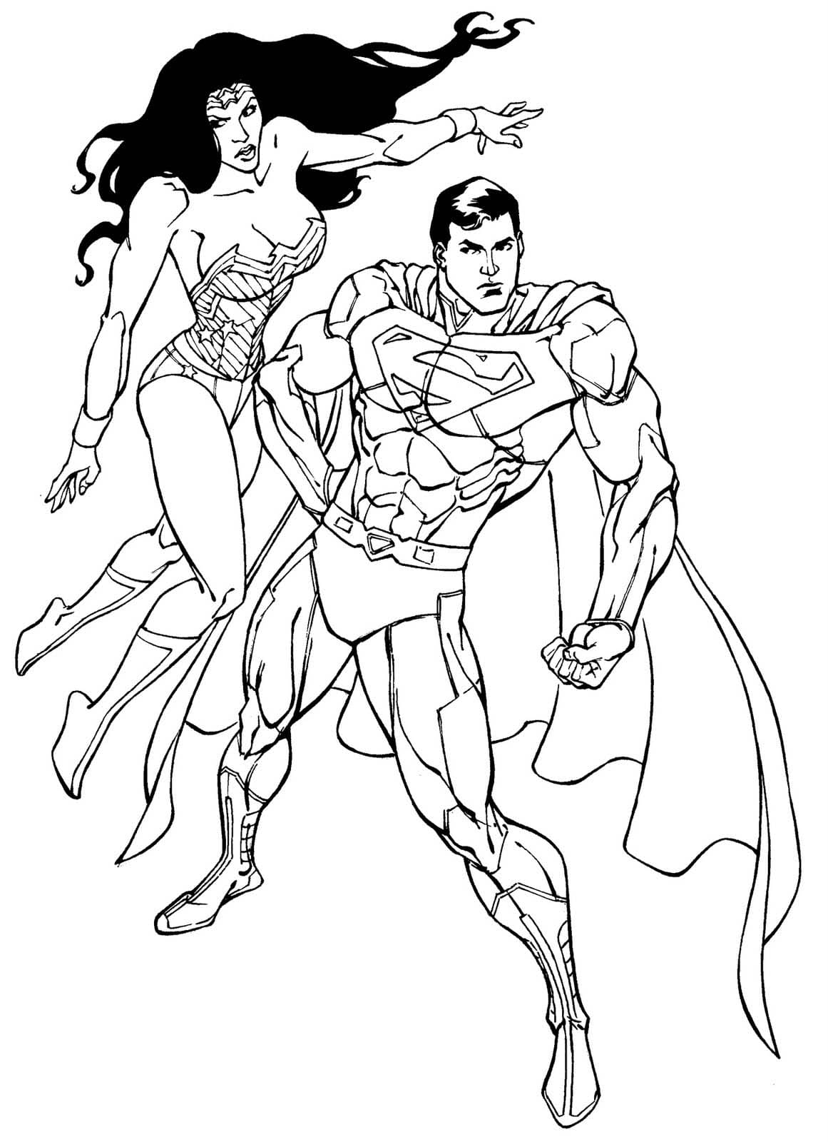 Superman en Wonderwoman