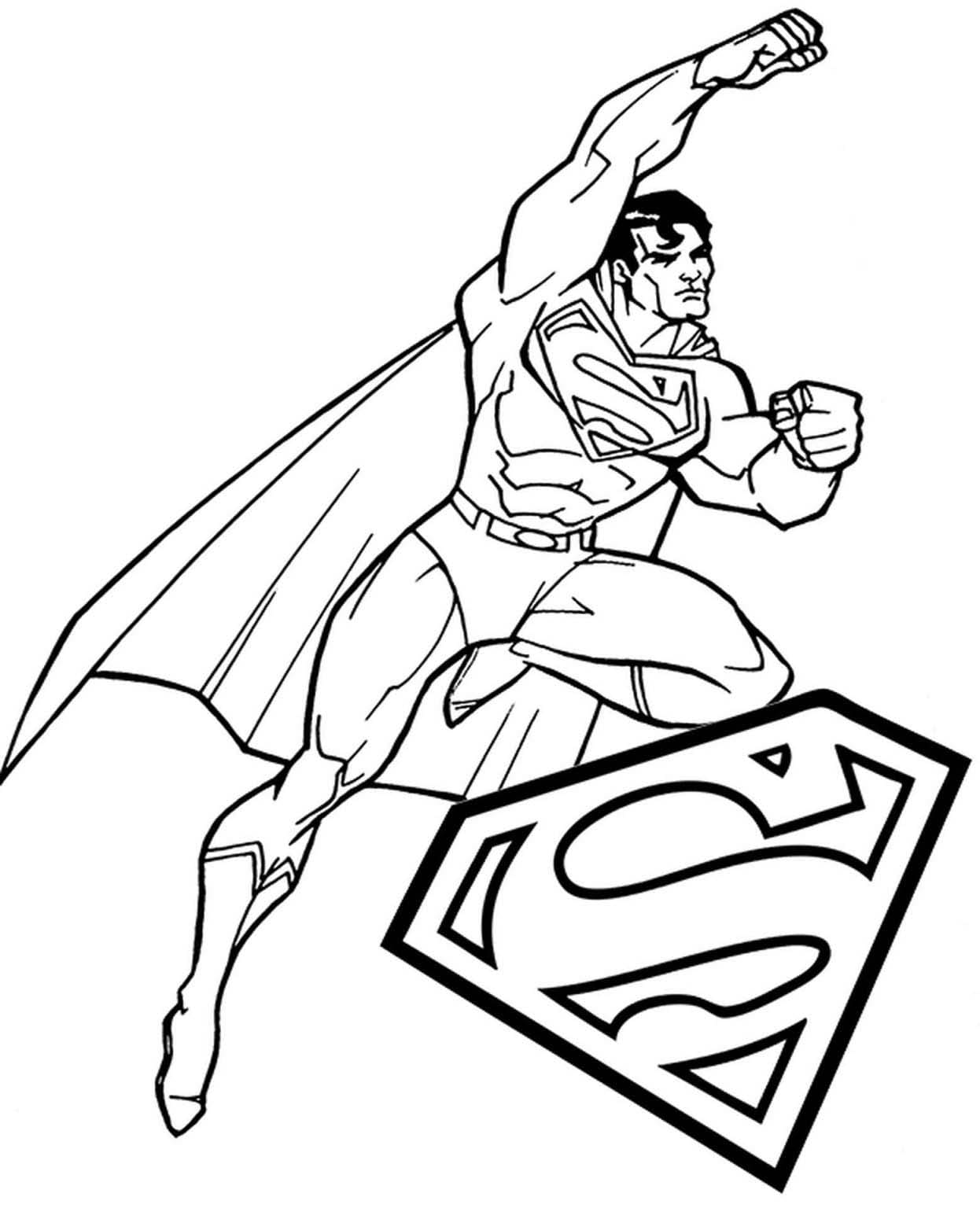 Superman vliegend beeld