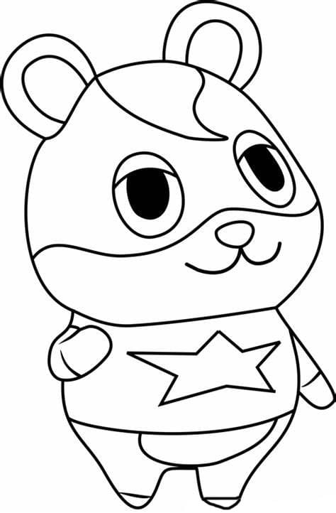 Free Animal Crossing Image Outline