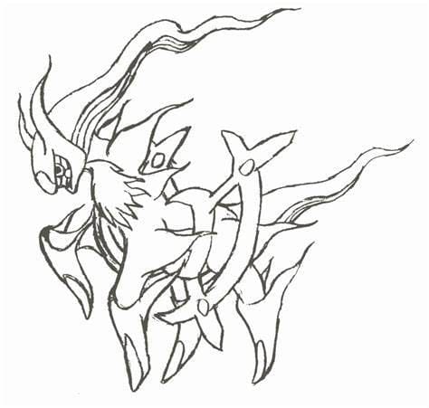 Free Arceus Outline