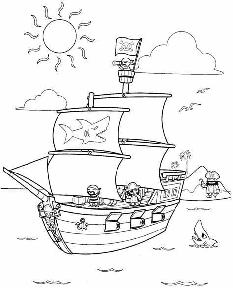 Afbeelding piratenschip