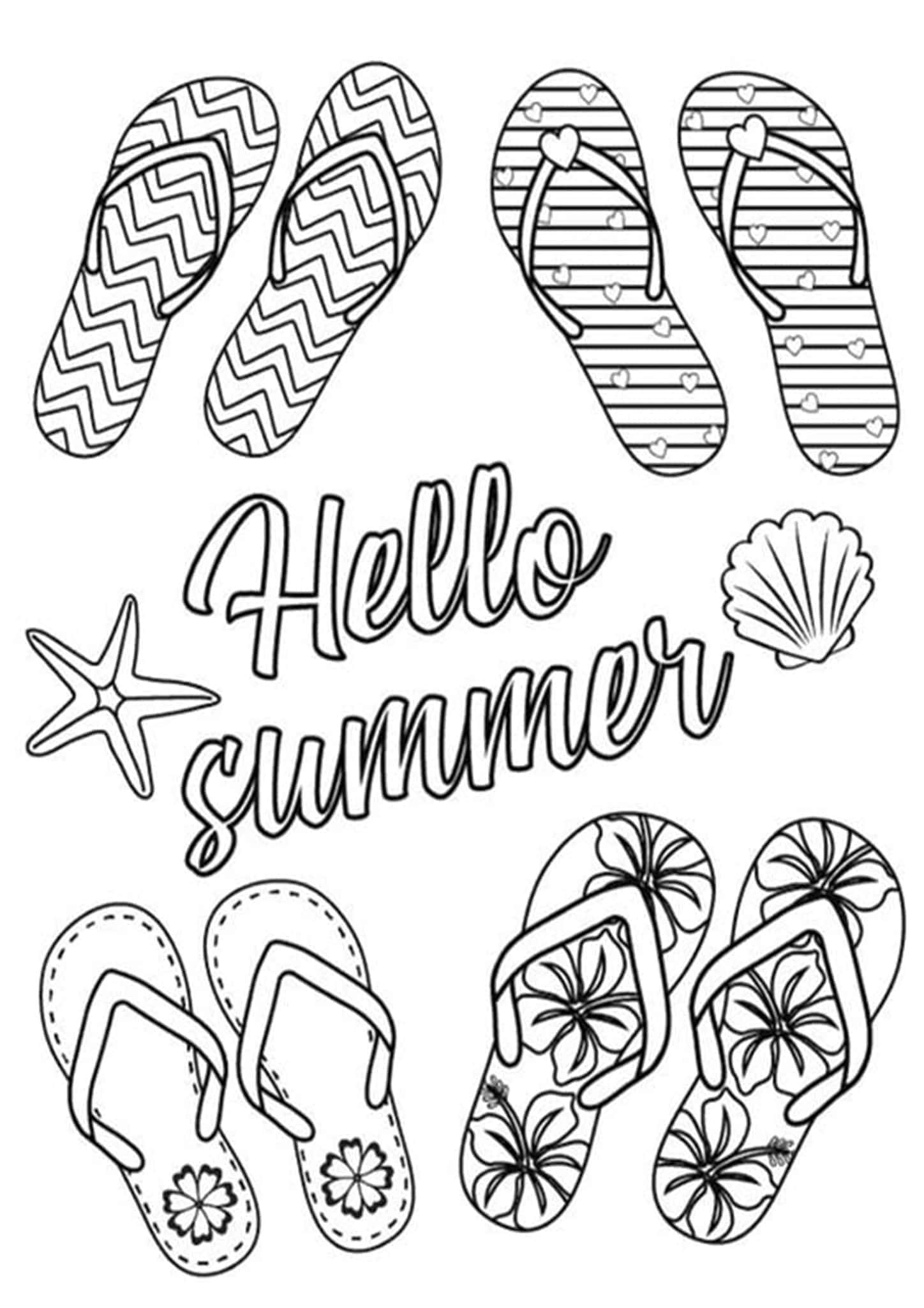 Afdrukken Hallo zomer