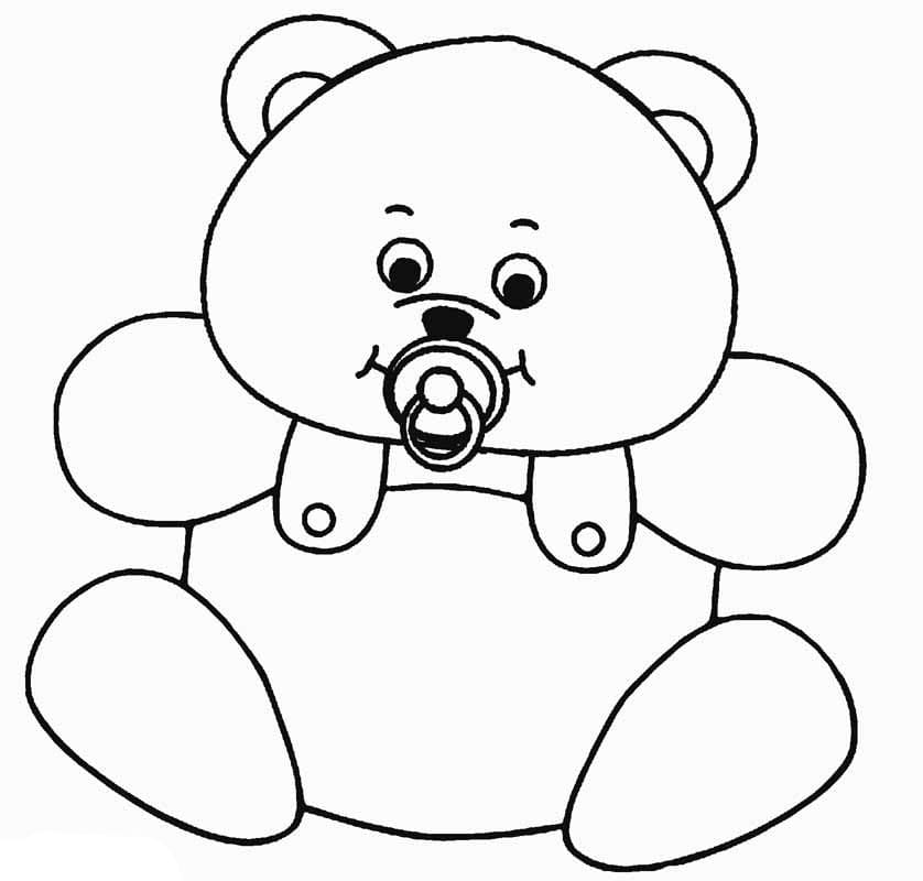 Baby-teddybeer