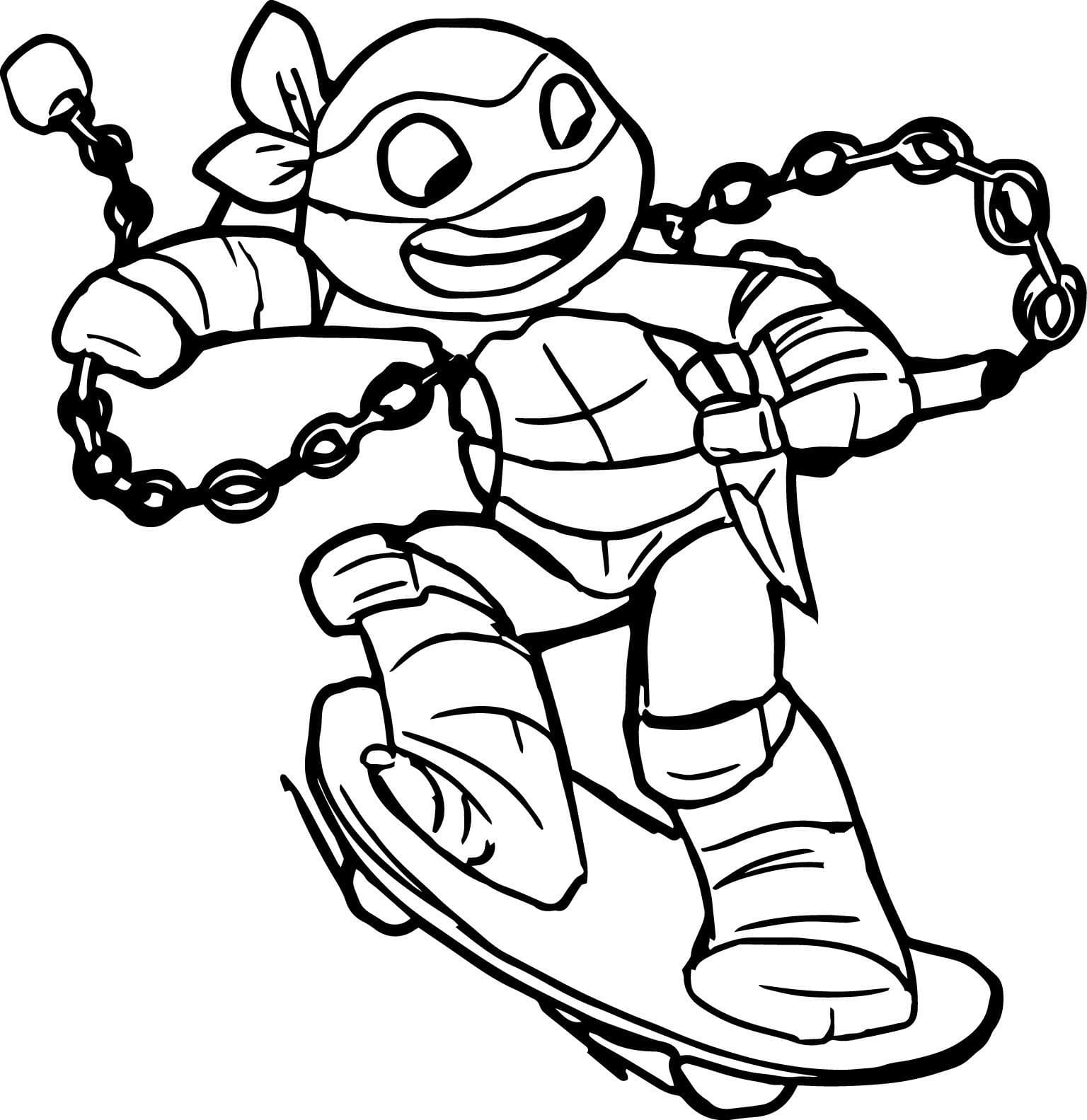 Grappige Ninja Turtle