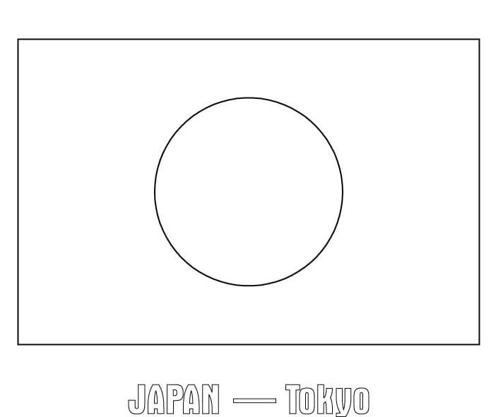 Gratis afbeelding van de vlag van Japan