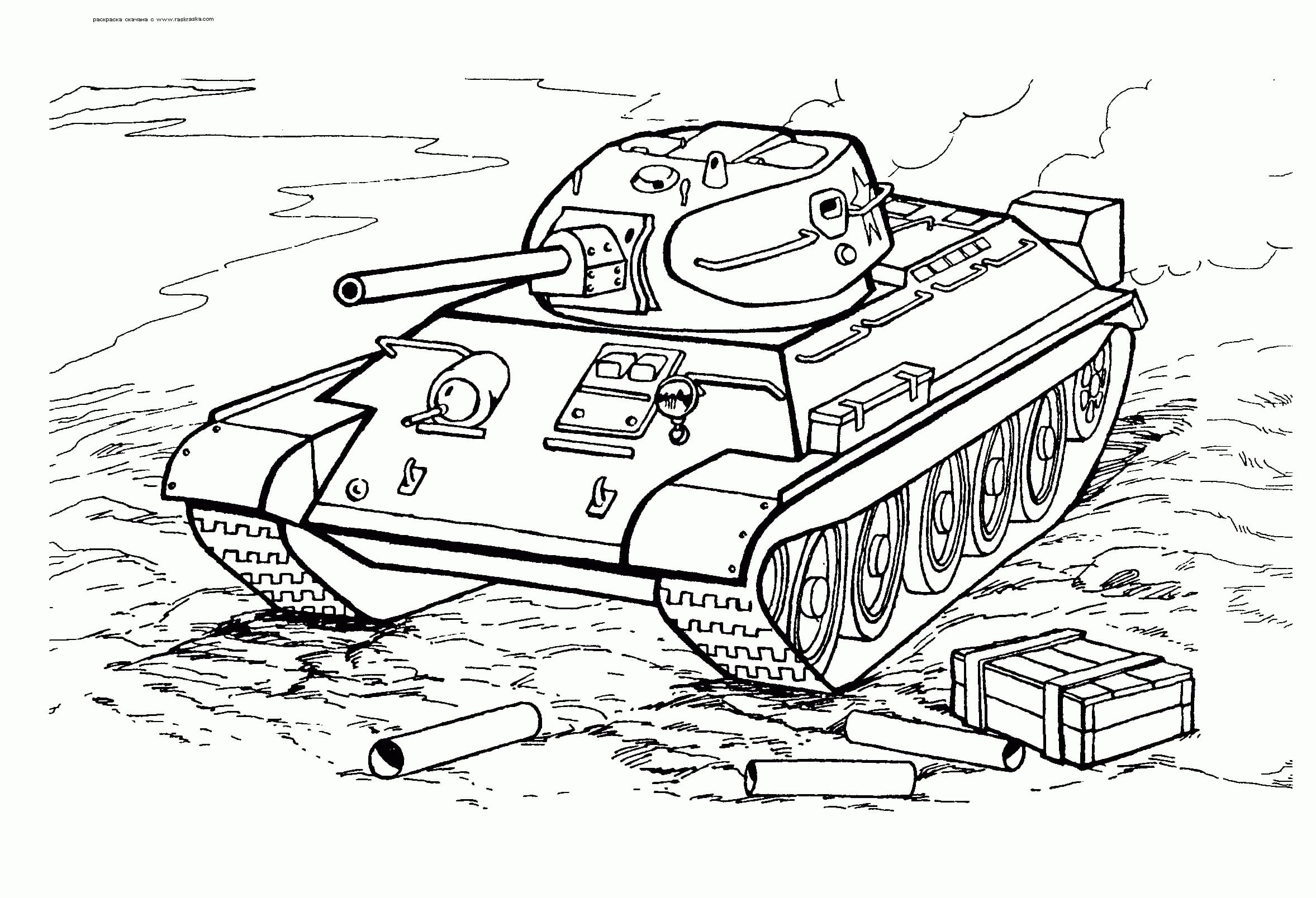 Gratis afbeelding van een legertank