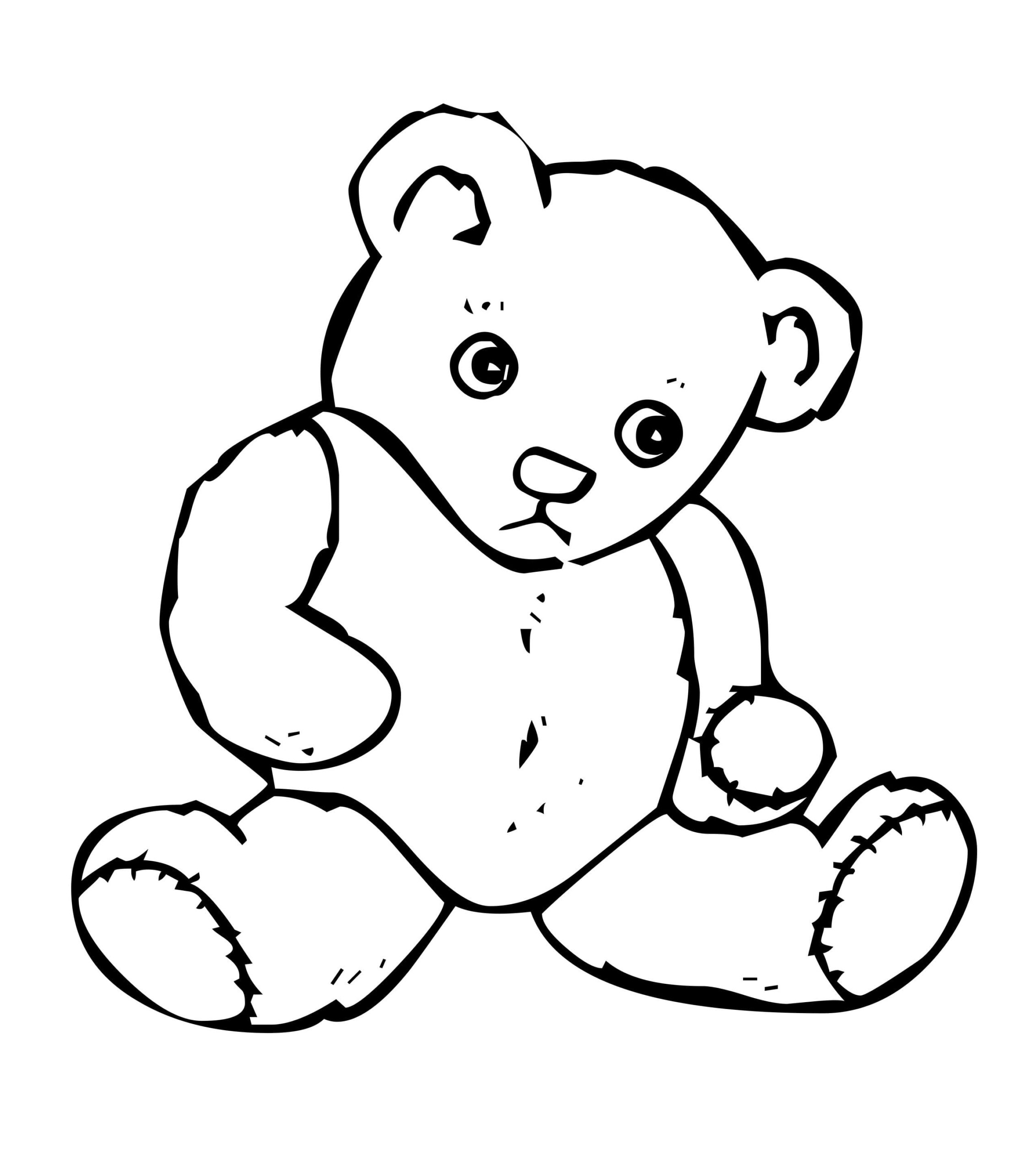 Gratis print afbeelding teddybeer