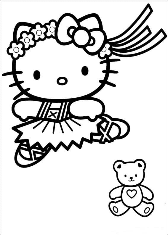 Hello Kitty en Teddybeer