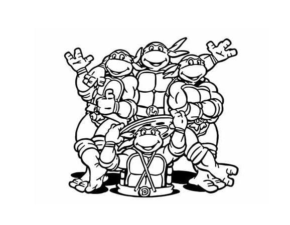 Mooie Ninja Turtles