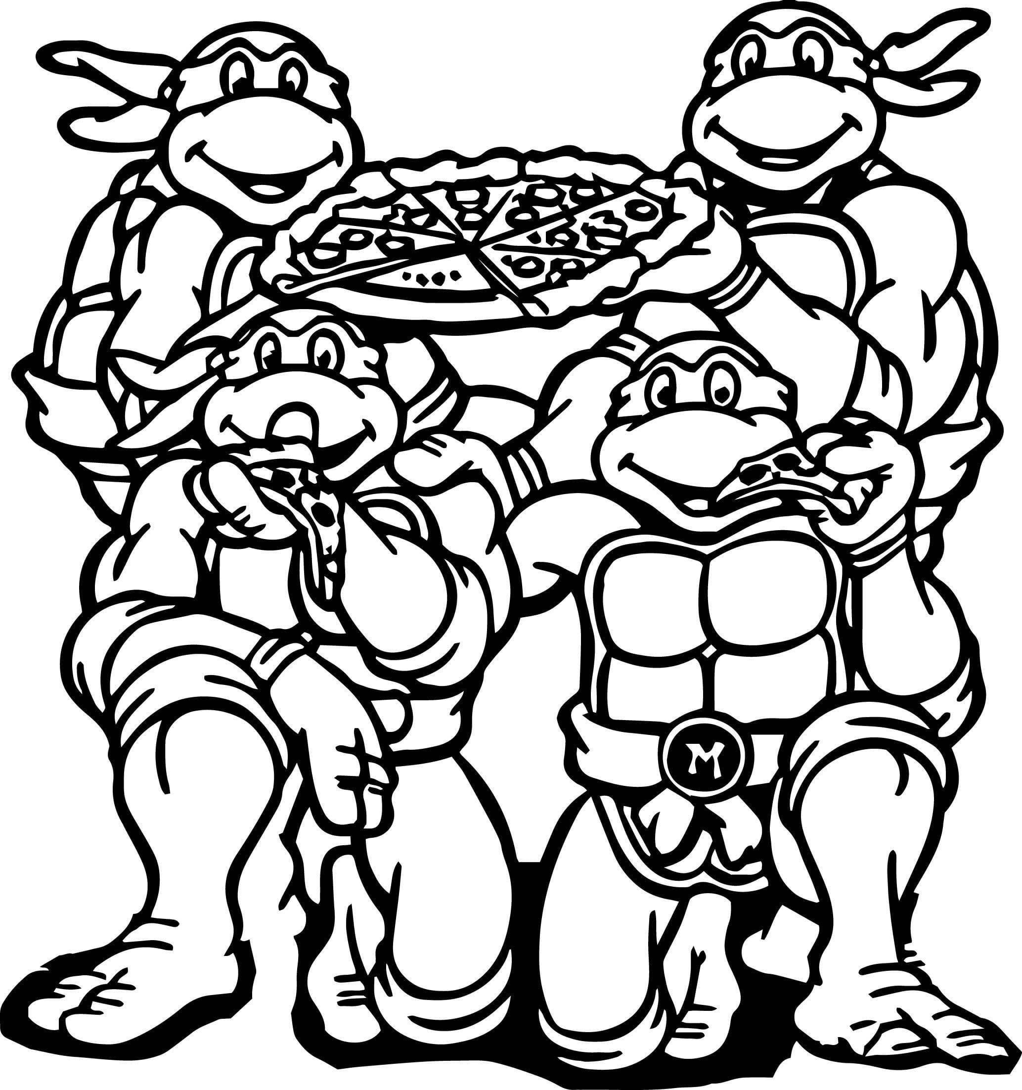 Ninja Turtles eten