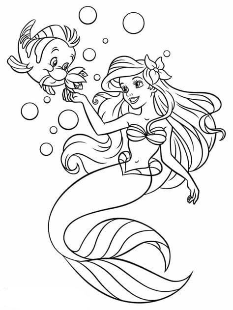 Print The Little Mermaid afbeelding