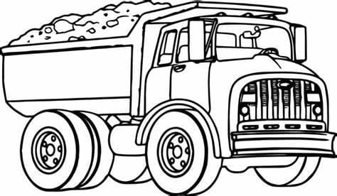 Vrachtwagens afbeelding afdrukken