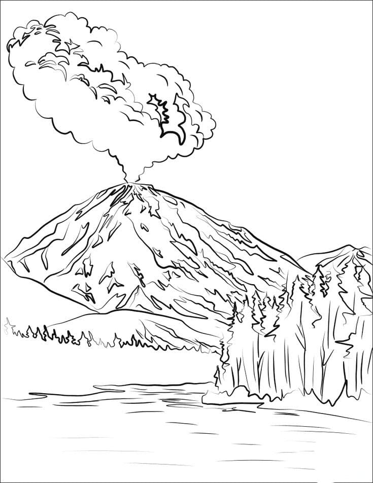 Vulkaan afbeelding