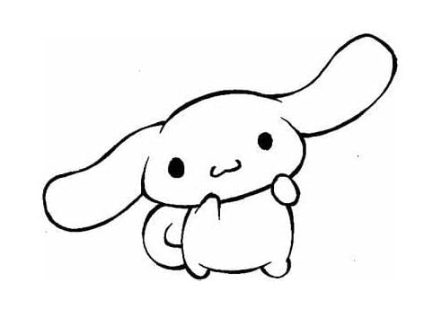 Gratis Leuke Cinnamoroll Kleurplaat Kinderen Kleurplaat