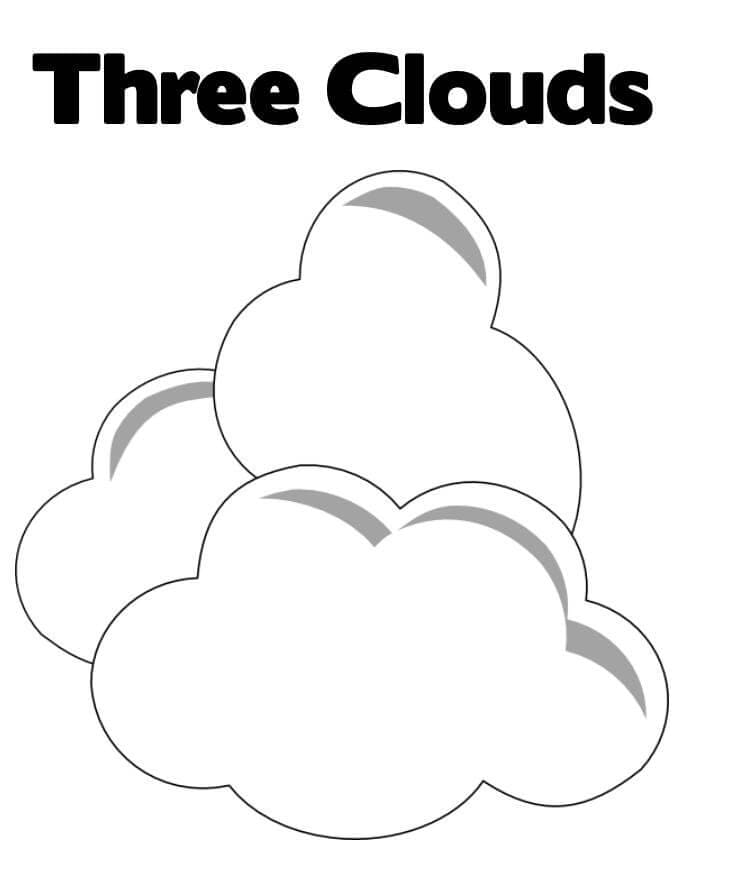 Drie wolken