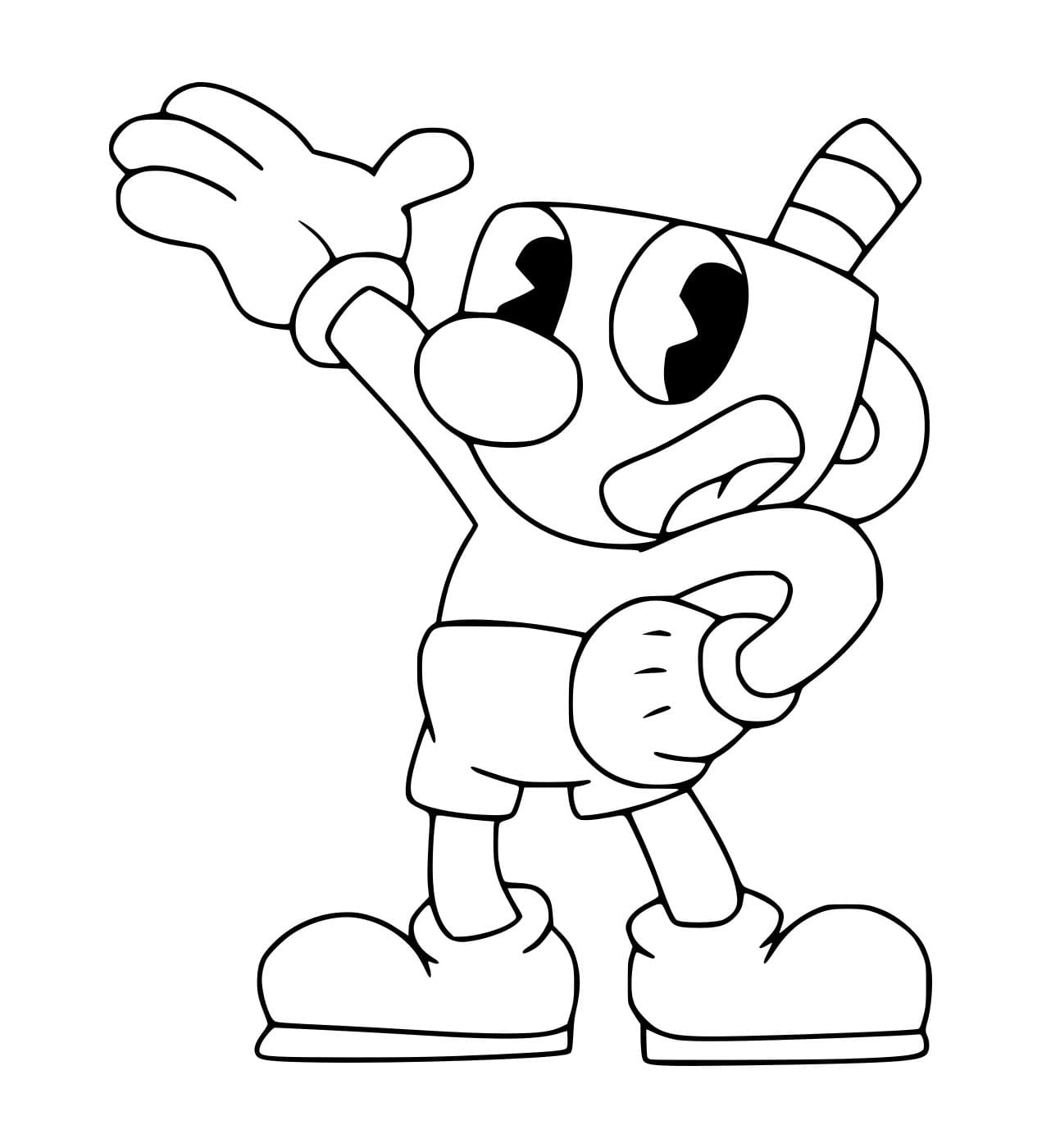 Eenvoudige Mugman Cuphead