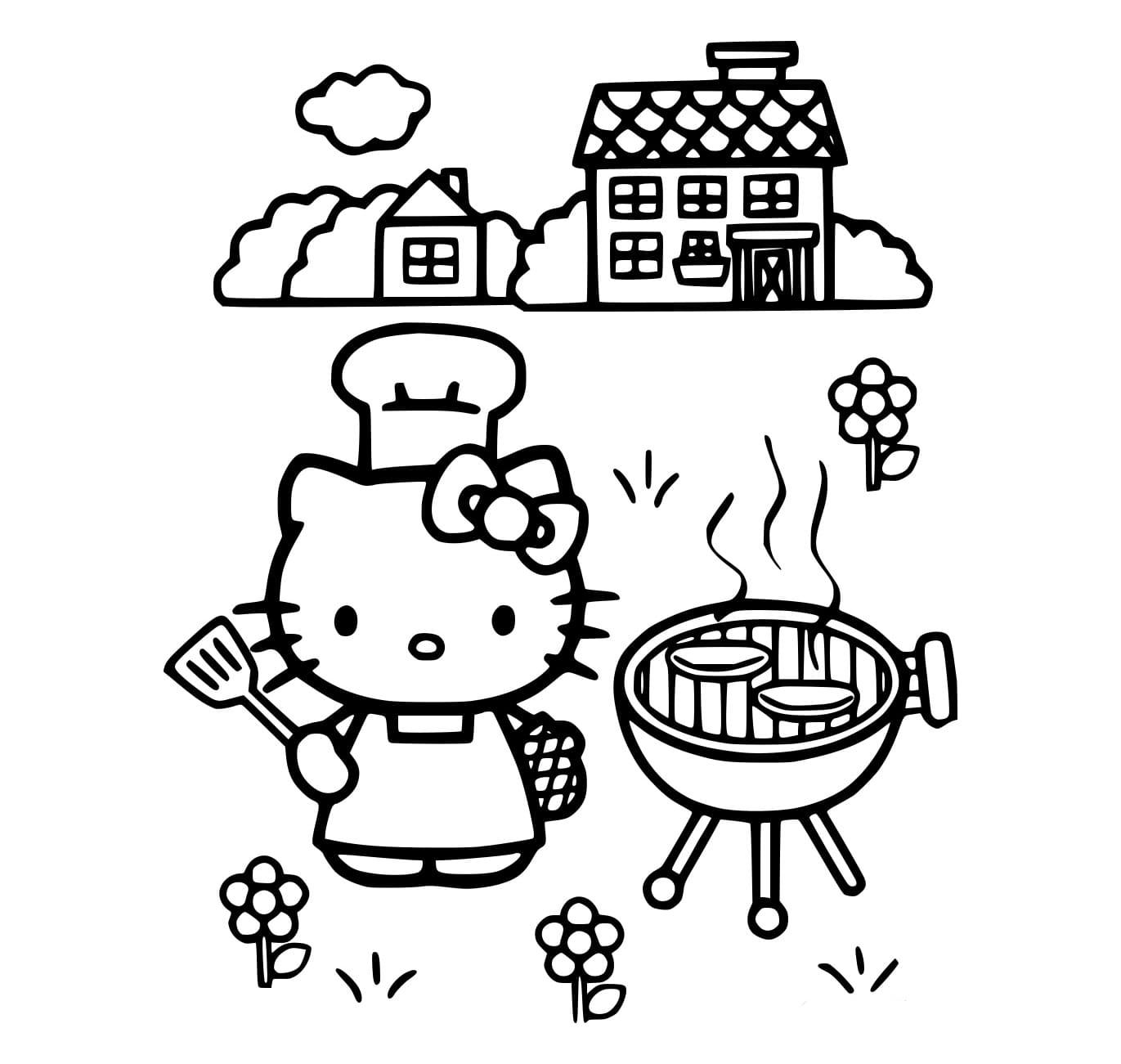 Hello Kitty Bbq