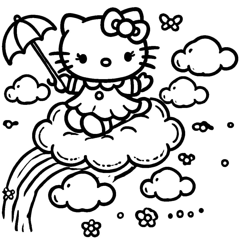 Hello Kitty in de lucht