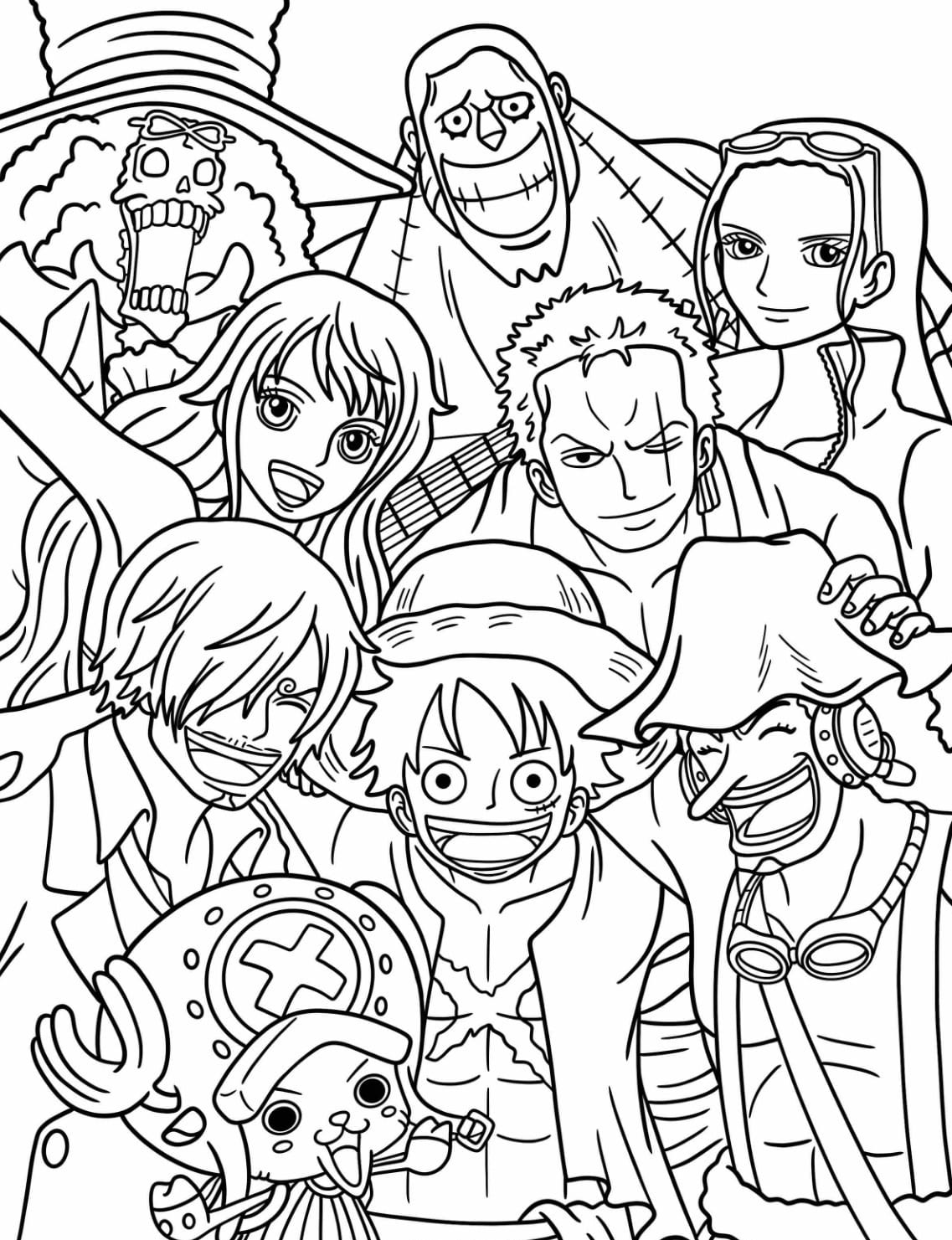 One Piece personage grappig