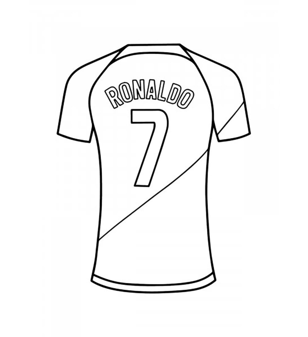 Het shirt van Cristiano Ronaldo