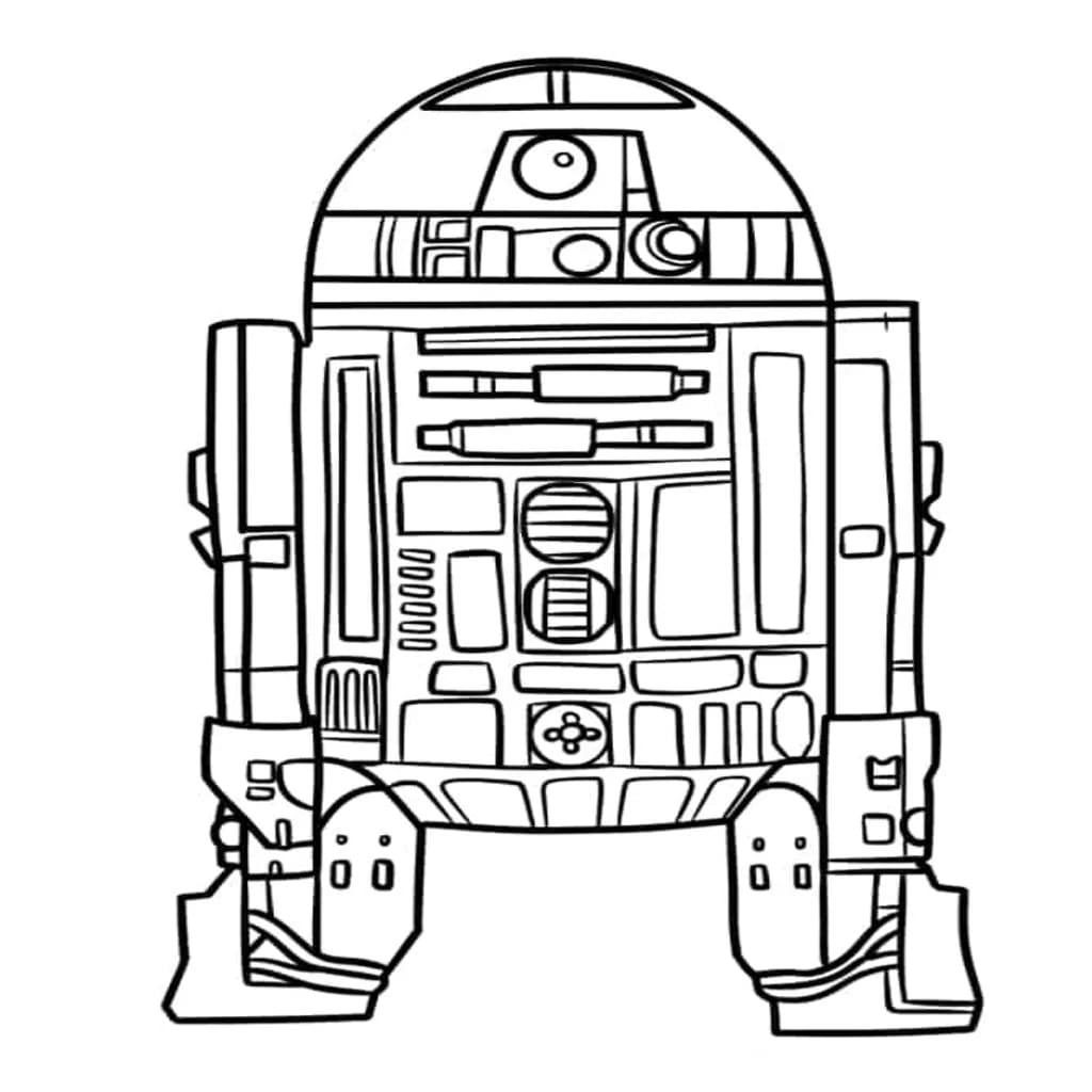 Drawing R2-D2 Star Wars