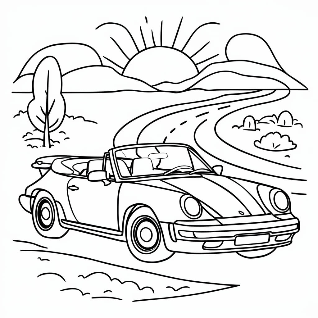 Auto Kleurplaten Kinderen Kleurplaat