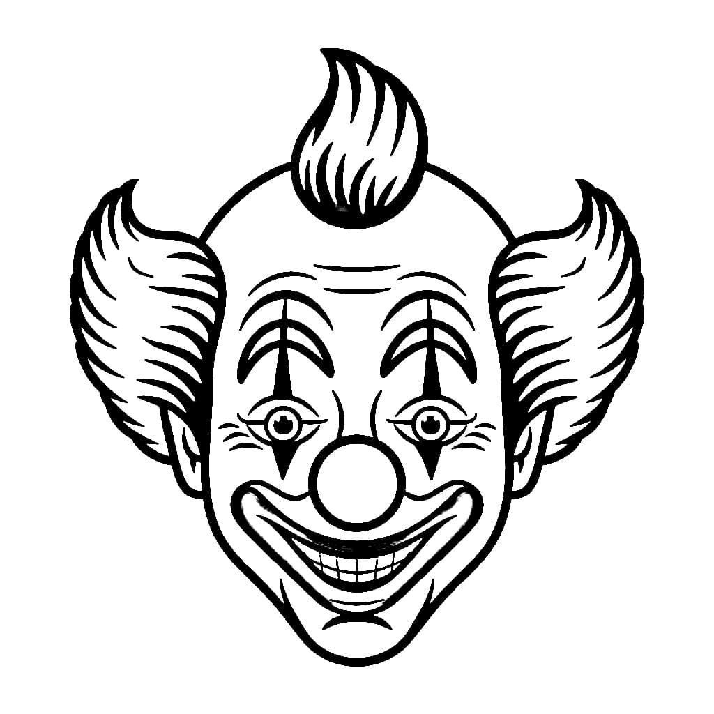 Clown gezicht