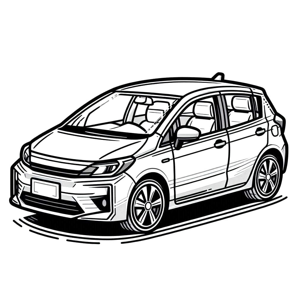 Auto Kleurplaten Kinderen Kleurplaat