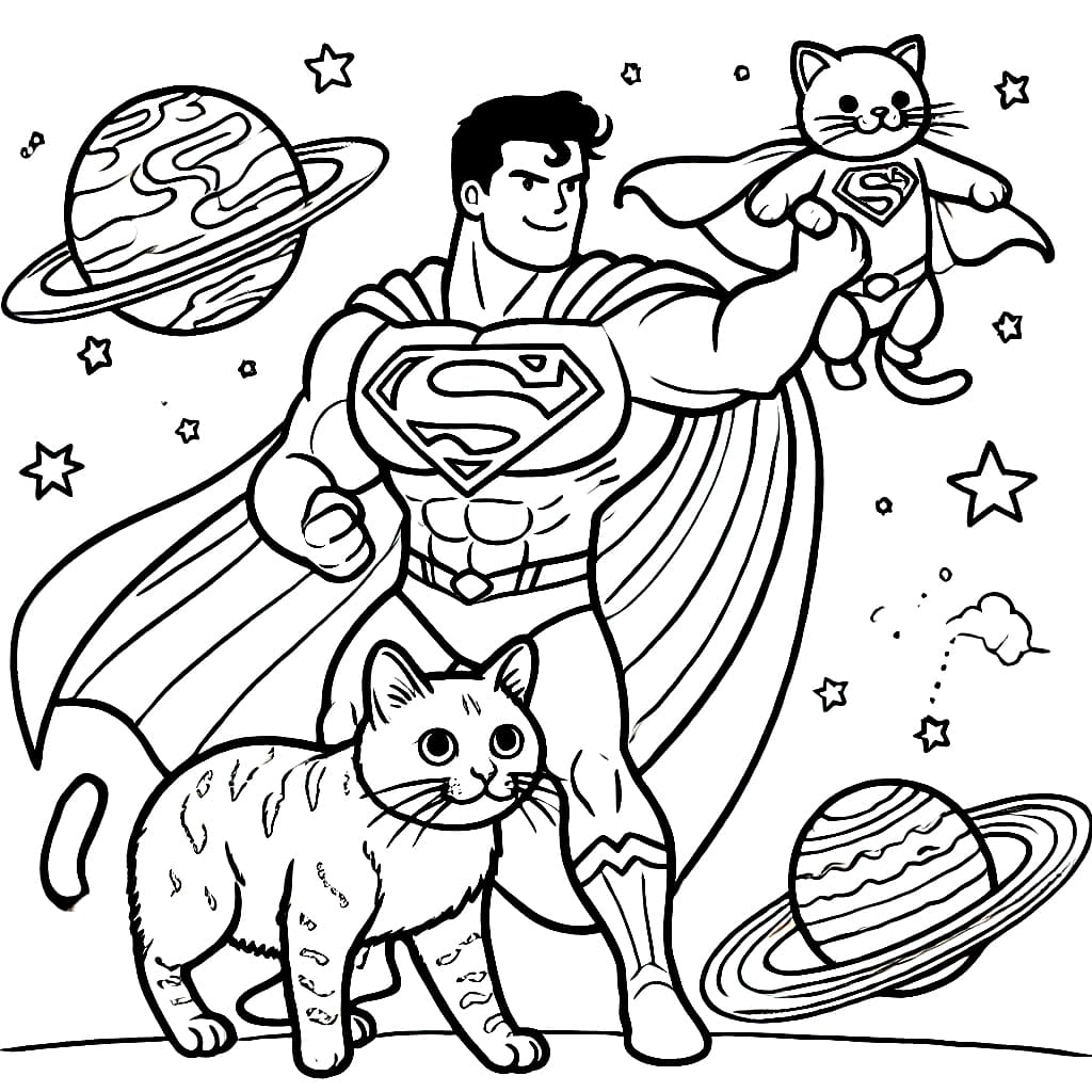 Superman en superkat