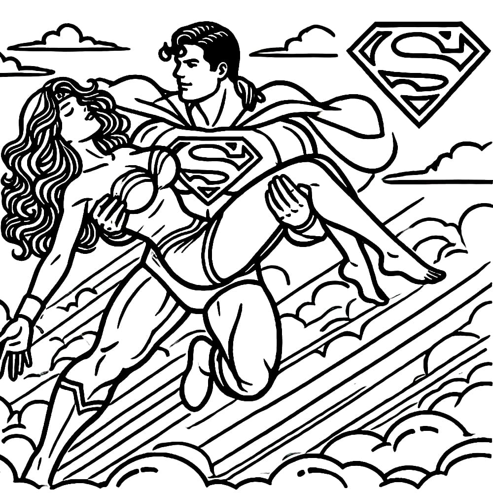 Superman redt Wonder Woman