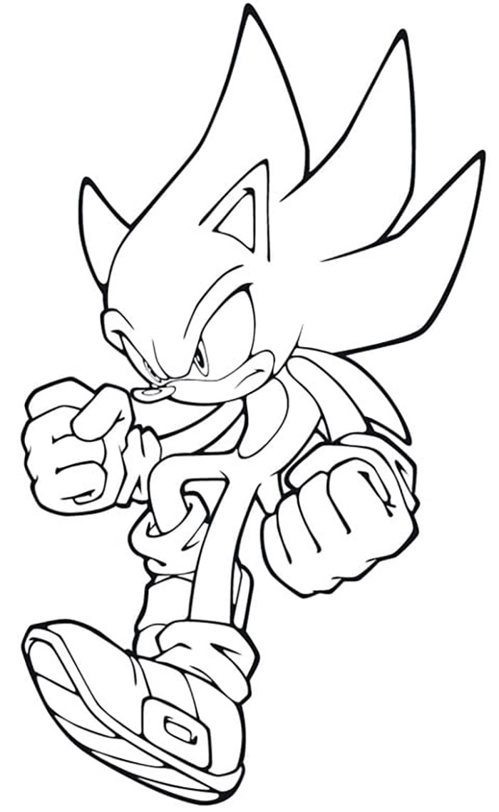 Afdrukbare Sonic
