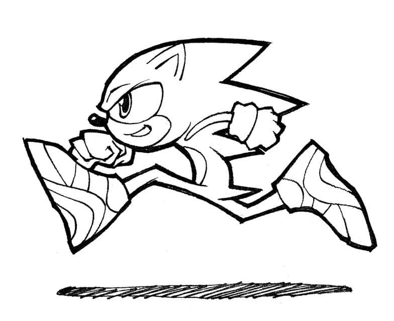 Afdrukbare Sonic-runs