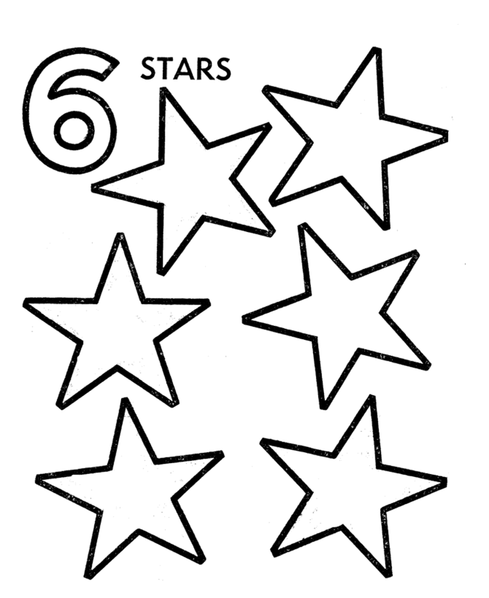 Nummer 6 met sterren afbeelding 2