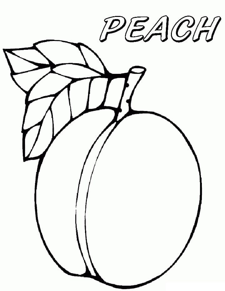 Een perzikfruit