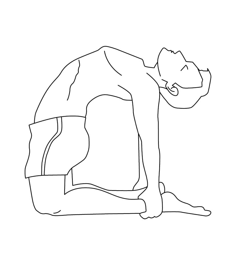 Kameel Pose Yoga