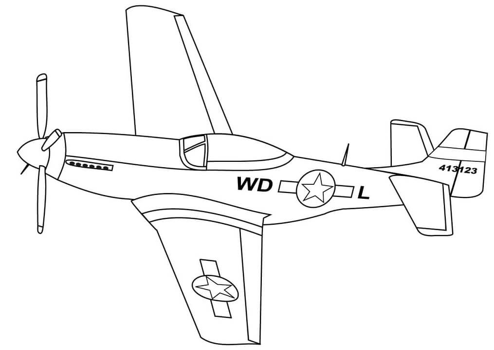 P 51 Mustang straaljager