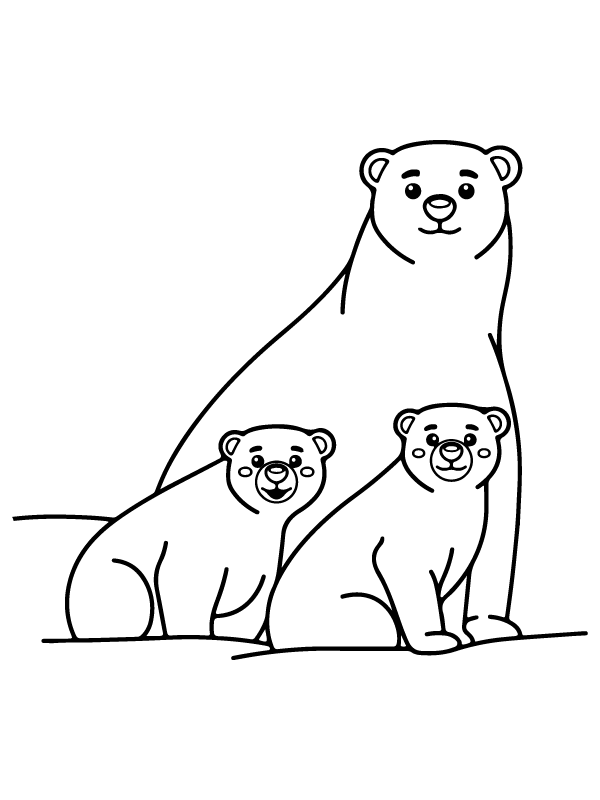 Schattige beren arctische dieren