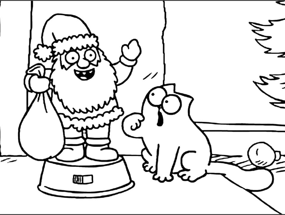 Simon's kat en de kerstman