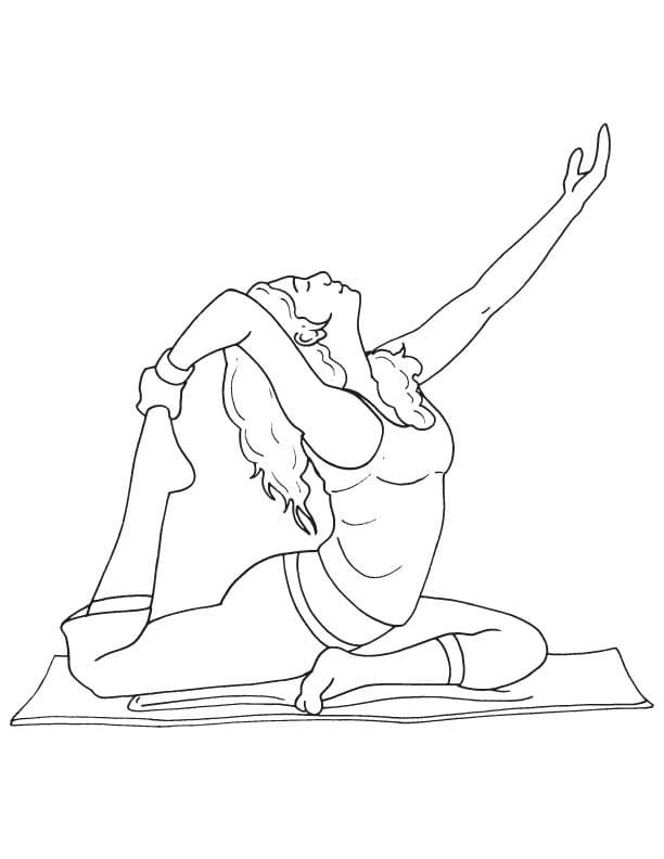 Yoga afdrukken
