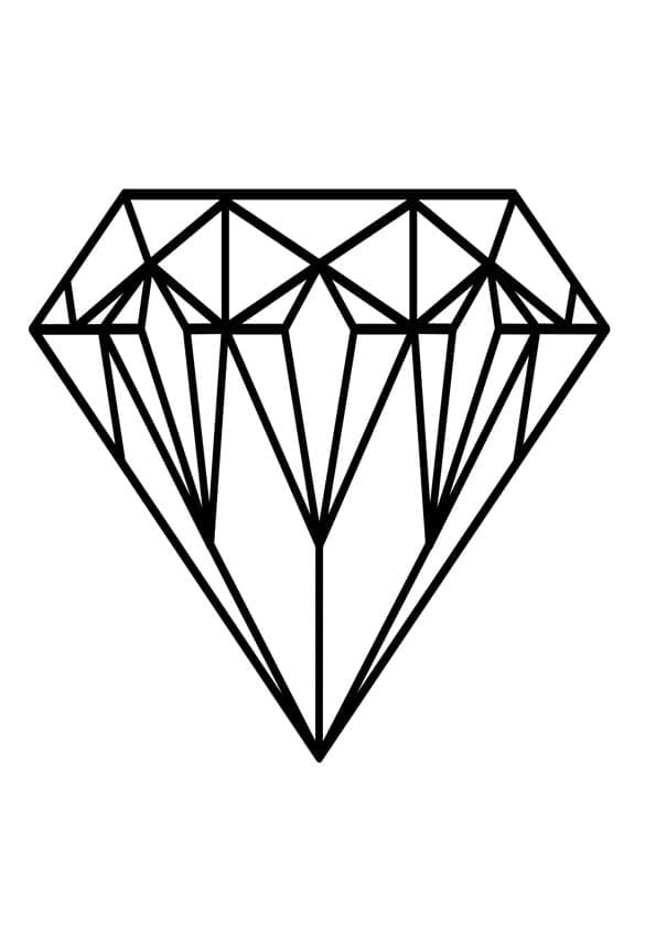 Diamant gratis afdrukbaar
