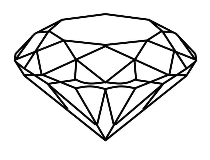 Een grote diamant