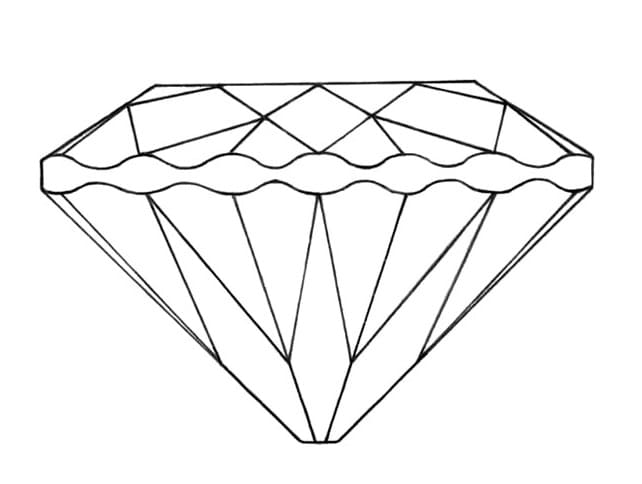 Gratis afdrukbare diamant
