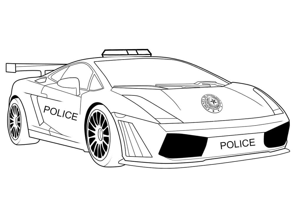 Lamborghini-politieauto