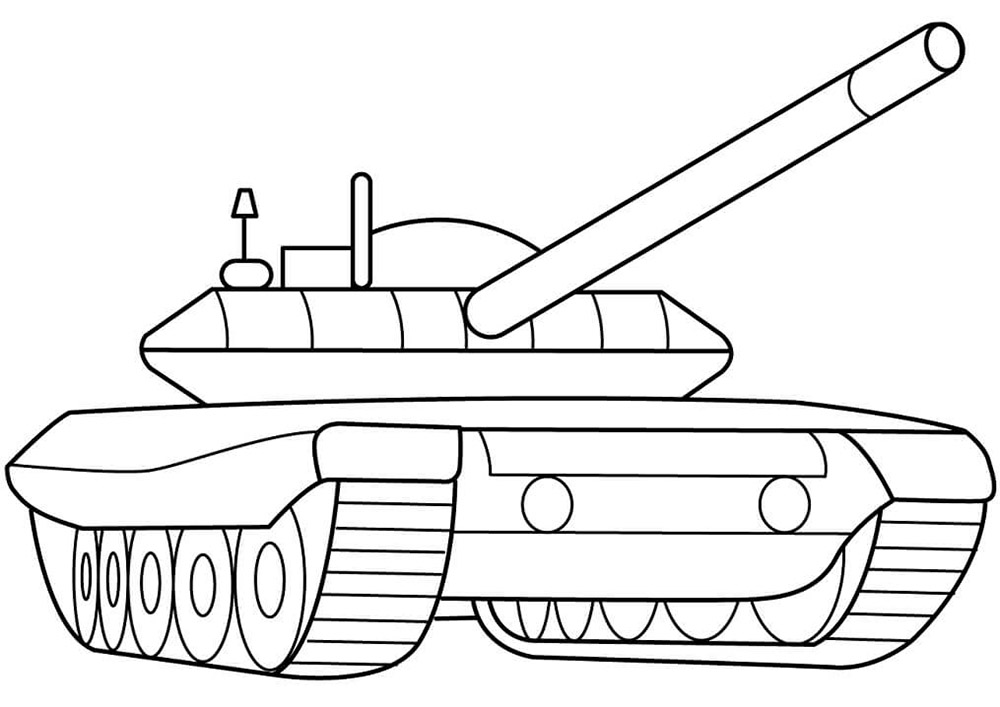 Militaire gepantserde tank