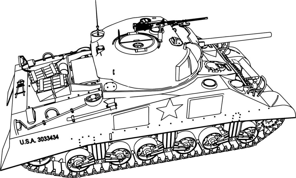 Moderne tank