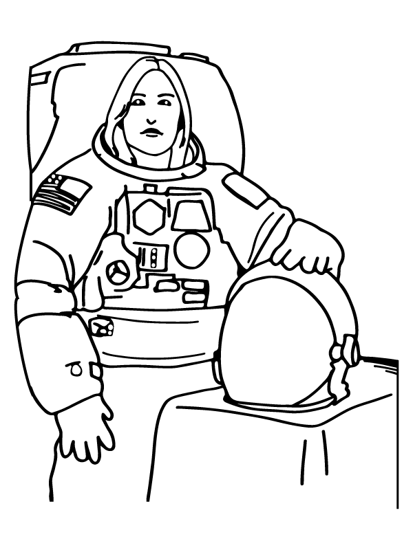 vrouwelijke NASA-astronaut