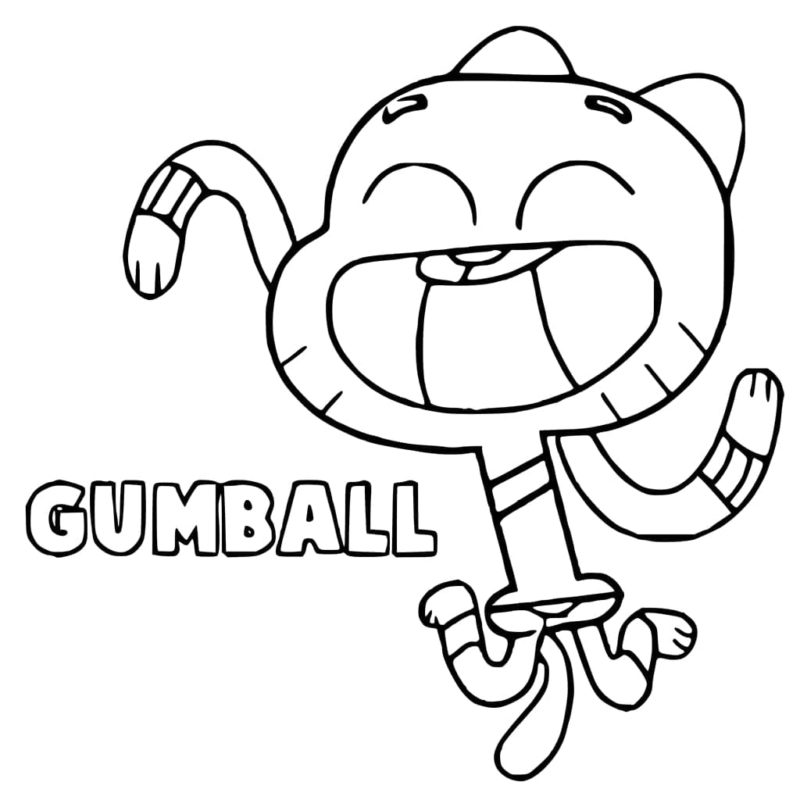 Altijd vrolijke Gumball